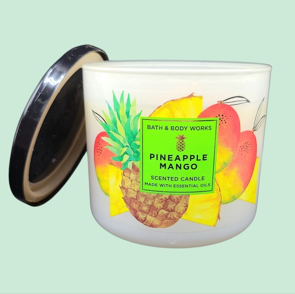 PINEAPPLE MANGO 3-WICK CANDLE BY BATH AND BODY WORKS